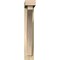 Ekena Millwork Thorton Block Rough Sawn Bracket w/ Offset Brace, Douglas Fir, 4"W x 16"D x 24"H BKT0402X16X24THR05RDF - alternate 2